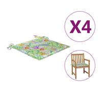 Coussins de Chaise de Jardin Siège Extérieur Lot de 2 Bleu Tissu Oxford vidaXL