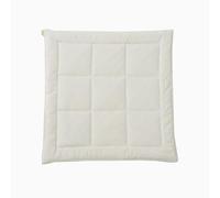 Coussins de chaise de salle à manger amovibles et antidérapants pour intérieur/extérieur, 50 x 50 cm, blanc, parfait pour décoration d'intérieur et confort