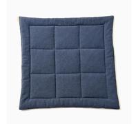 Coussins de chaise de salle à manger, coussins de siège amovibles antidérapants en lin et coton pour une utilisation en intérieur et en extérieur, 50 x 50 cm, couleur E foncé, accessoire de mobilier