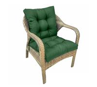 Coussins de Chaise d'extérieur imperméables for Meubles de Jardin - Protection Double Couche, Design antidérapant, Confort par Tous Les Temps for Jardins, Cours et Salons de Jardin(Green)