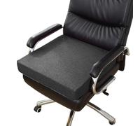 Coussins de Chaise D'intérieur/Exterieur 40x40 40x45 30x30 50x50 Dehoussable, Rembourré en Mousse, Tissu de Lin, Galettes de Chaise Confortable avec Fermeture éclair(Gris foncé,45x50cmx8cm Thick)