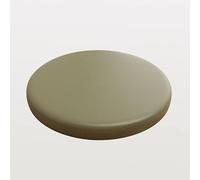 Coussins de chaise en faux cuir 45 cm 45 cm Round étanche à mémoire de siège à mémoire non glisser avec fermeture éclair pour la salle à manger du bureau à domicile U2013 Couleur verte 4 cm épaisse