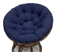 Coussins De Chaise Extérieure, Coussin De Panier Suspendu , Couvercle De Coussin Papasan, Coussins De Chaise Suspendue Imperméable en Plein Air, S(Size:140 * 140cm(55.1x55.1inch),Color:Bleu Marine)