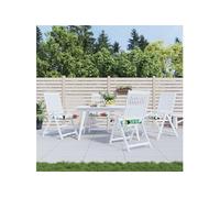 vidaXL Lot de 4 coussins de chaise - Tissu Oxford multicolore 50x50x7 cm