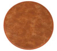 Coussins de Chaise Ronds en Cuir, antidérapants et imperméables, pour tabourets Hauts et chaises de Bar/Bistro, 35 cm, Jaune Cayenne, Lot de 4