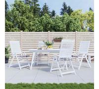 Coussins de Chaise de Jardin Siège Extérieur Lot de 2 Bleu Tissu Oxford vidaXL
