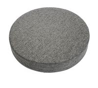 Coussins de coussin ronds 50 x 50 x 5 cm Dark Grey Padded Chair Cushions with Zipper Soft Sofa Seat Cushions for Dining Room Kitchen Office Comfortable Chair Pads