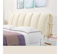 Coussins de lecture pour tête de lit, housse anti-poussière et protection épaisse, anti-collision, coussin de dossier en bois massif, accessoires de lit B 200 x 50 cm, confortable et élégant