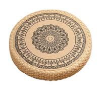Coussins De Méditation - Coussin De Yoga | Oreiller De Méditation, Coussin De Sol Rond Tissé À La Main | Coussins De Yoga Pour Femmes Coussinn De Siège Souple Et Stable Pour Les Méditations Du Salon