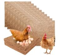 Coussins De Nidification De Poulet,10 Pièces 30*30 Cm Tapis De Nidification Poule,Tapis De Nidification Pour Poules,Tapis De Nichoir Pour Poules Pour Compostage,Poules Pondeuses,Pondoirs A Poules