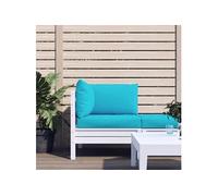 Coussins de palette 3 pcs turquoise tissu Oxford, coussin, coussin de canapé, oreiller de dos, coussin extérieur, coussin de siège