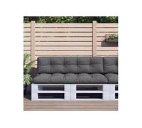 Lot de 2 Coussins de Palette Coussin de Canapé Jardin Extérieur Tissu vidaXL