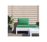 Coussins de palette lot de 2 vert tissu oxford