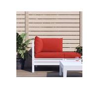 Coussins de palette lot de 3 rouge tissu oxford