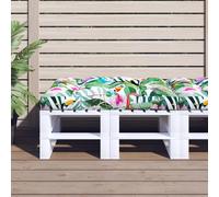 vidaXL Coussin de Palette, Galette de Chaise Rembourrée, Décoration Salle de Séjour Jardin Terrasse, Multicolore 50x50x12 cm Tissu