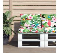 Coussins de Palette Oreiller de Siège Jardin Terrasse Extérieur Tissu vidaXL