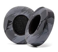 Coussins de Rechange WC Extra épais pour écouteurs Supra-Auriculaires sans Fil Beats Solo 2 & 3 par Wicked Cushions - Cuir Souple et Mousse à mémoire de Forme, adhésif Puissant | Anthracite