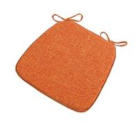 Coussins de siège antidérapants en Mousse à mémoire de Forme pour chaises de Cuisine, galettes de Chaise 40 x 40 cm avec Attaches, Confort Optimal pour la Salle à Manger, Parfaits pour la décorat