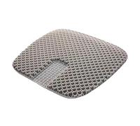 Coussins De SièGe Auto en Gel pour Ford Transit Custom 2010-2025, Confortables Doux et Respirant Conducteur Chaise Soutien Coussin pour Longue Assise,Grey-46 * 43cm