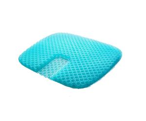 Coussins De SièGe Auto en Gel pour Ford Transit Custom PHEV 2020-2025, Confortables Doux et Respirant Conducteur Chaise Soutien Coussin pour Longue Assise,Blue-46 * 43cm