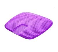 Coussins De SièGe Auto en Gel pour Mercedes Benz EQA EQB EQC EQE 2000-2024, Confortables Doux et Respirant Conducteur Chaise Soutien Coussin pour Longue Assise,Purple-46 * 43cm