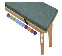 Coussins de siège doux et antidérapants lavables pour baie vitrée - Pour extérieur et balancelle - Gris - 5,1 cm d'épaisseur - 90 x 45 cm