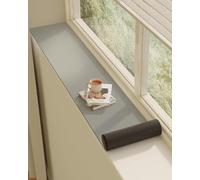 Coussins De Siège en Cuir Imperméable pour Rebords De Fenêtre, Protège-Tapis De Protection Antidérapant pour Plantes, Doublure élégante pour Pots De 140x15cm/55x6in