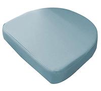 Coussins de siège en forme de U pour la cuisine et le jardin - 48 x 48 x 3 cm - Confortable Blue Chair Pads for Dining And Relaxation