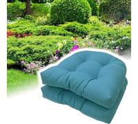 Coussins De Siège en Osier en Forme De U, Coussins De Chaise D’extérieur, Coussin De Patio, Coussins De Chaise Extérieur/intérieur, Imperméables pour La Sall, Blue, One Size