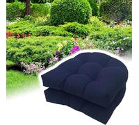 Coussins De Siège en Osier en Forme De U, Coussins De Chaise D’extérieur, Coussin De Patio, Coussins De Chaise Extérieur/intérieur, Imperméables pour La Sall, Navy Blue, One Size