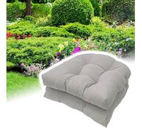 Coussins De Siège en Osier en Forme De U, Coussins De Chaise D’extérieur, Coussin De Patio, Coussins De Chaise Extérieur/intérieur, Imperméables pour La Sall, Light Gray, One Size