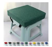 Coussins de siège pour Tabouret de Chaise, Coussins carrés antidérapants pour Tabouret de Chaise, Coussins pour Jardin, Bureau, école, Patio, Bistro(Green,35x35x8cm)