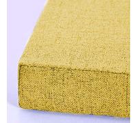 Coussins de Siège Rehausseur de Fauteuil Épais 10 cm Coussin de Siège Carré en Mousse Confortabpour Voiture Bureau Salon Intérieur Et Extérieur (30 X 30 X 10 cm Jaune)