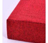 Coussins de Siège Rehausseur de Fauteuil Épais 10 cm Coussin de Siège Carré en Mousse Confortabpour Voiture Bureau Salon Intérieur Et Extérieur (50 X 50 X 10 cm Rouge)