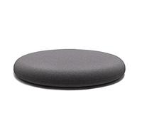 Coussins de Table Ronds de 30 cm, galettes de siège en Maille de Coton Doux, Couleur Anthracite inaltérable, Parfaits pour la Cuisine et la Salle à Manger, Design Durable et Confortable, déc