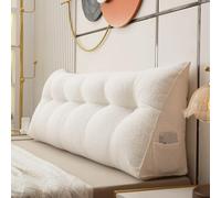 Coussins De Tête De Lit Oreiller De Tête De Lit Triangulaire Grand Oreiller De Lecture Double pour Lit De Repos Coussin De Traversin De Coussin De Lit De Repos avec Housse Amovible (Color : 2, Size