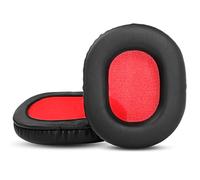 Coussins d'oreille compatibles avec Teufel Massive Teufel Cage Teufel Aureol Massive Headset Cache-oreilles Mousse ( rouge )