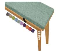 Coussins épais pour baie vitrée - Doux - Lavables - Antidérapant - Pour terrasse ou balancelle, couleur agate (190 x 55 cm)