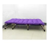 Coussins épais pour chaise longue avec attaches - Coussin de siège ultra doux pour cuisine, terrasse, meubles de jardin (48 x 155 cm) - Violet
