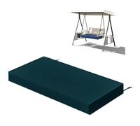 Coussins imperméables en fourrure de terrasse antidérapants avec housse amovible, double passepoil, coussin pour banc d'extérieur pour balancelle, porche, canapé SetteeNO2100 x 40 x 3 cm