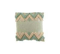 Coussins J-line ZIGZAG Bleu 45x45 cm