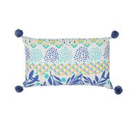 Coussins Jardin d'Ulysse BOH-FLEUR Bleu 30x50 cm
