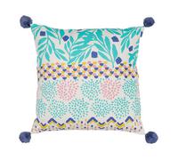 Coussins Jardin d'Ulysse BOH-FLEUR Bleu 45x45 cm