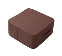 Coussins lavables en coton et lin, faciles à transporter avec design portable, tapis épais de tatami, coussin de siège de sol pour exercices sportifs de yoga