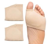 Coussins métatarsiens, Taille L, 1 paire, Gel pour le métatarse, Neuropathie de Morton, Soulagement douleur, Couleur peau