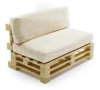 Coussins Palette Déhoussable Imperméable - LOT - Bananair - Beige Fabriqué en France