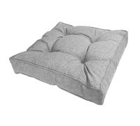 POKAR Coussins d'assise Coussin Extérieur Jardin Assise Coussin Chaise Jardin Galette de Chaise pour Extérieur, Jardin, Balcon 40x40x10 cm, Gris