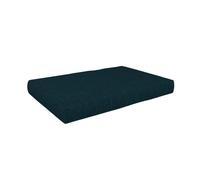 POKAR Coussin pour Palettes Euro - 1x Assise 120cm x 80cm x 15cm, en Mousse formée à Froid, très Confortable, Canapé de Jardin, Intérieur et Extérieur, sans Palette, Vert foncé