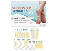 Coussins pour ampoules - Protection en gel hydrocolloïde, bandage transparent respirant avec joint de barrière robuste, améliore la naturelle sans , idéal pour la prévention des plaies