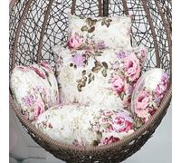 Coussins pour chaise suspendue, balançoire suspendue panier coussin d'assise, osier rotin suspendu Oeuf Coussins pour chaise Patio Balcon Chaise Suspendue Coussins (Couleur : E)